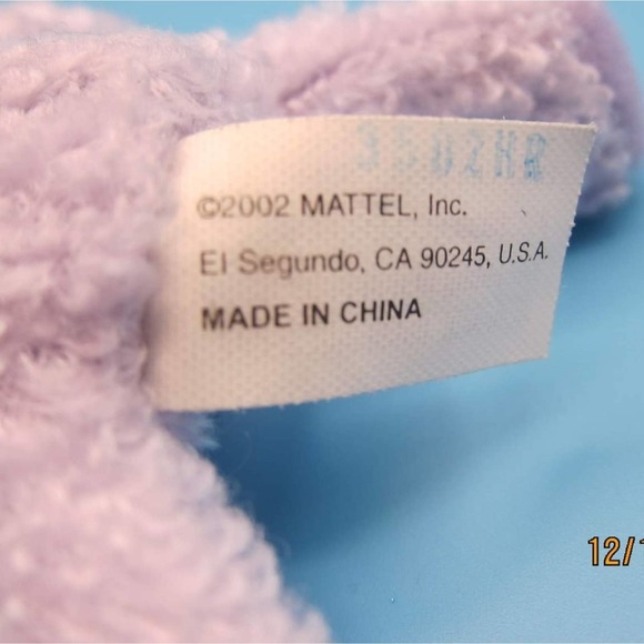 Vintage Kelly Changing Table Barbie Mattel Purple Toy Teddy Bear - Picture 15 of 15